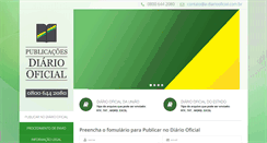 Desktop Screenshot of a-diariooficial.com.br